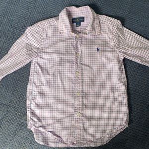 Ralph Lauren button down shirt size 7 boys